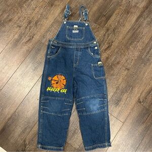 Vintage scooby doo sports basketball overalls